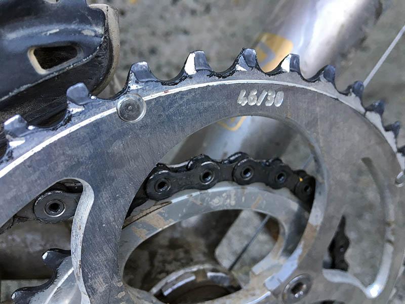 9 speed chain on 11 speed chainring